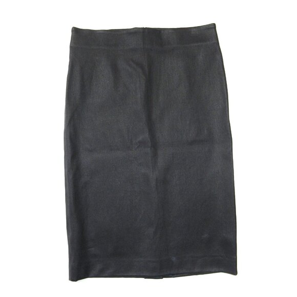 NWT Theory Skinny Pencil in Black Urban Stretch Leather Skirt 4 $695 - Picture 1 of 3